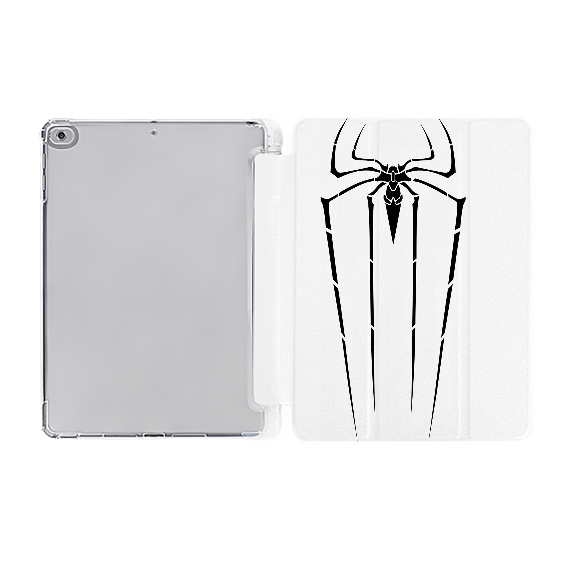 （画像用） Spider Man スパイダーマン IPad ケース ペン収納付き 三つ折りスタンド PUレザー×シリコン 対応機種9.5/10.5/10.9インチ